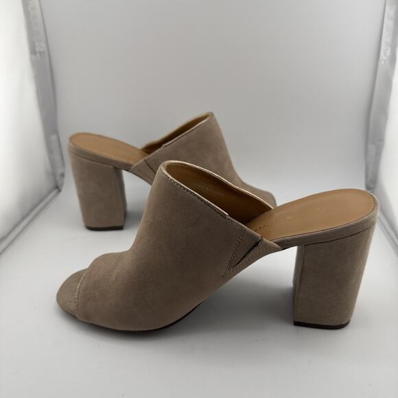 Tommy Hilfiger Women's Sayna Beige Slide Open Toe Dress Mules Sandals Sz 8.5 NWB - Picture 8 of 13
